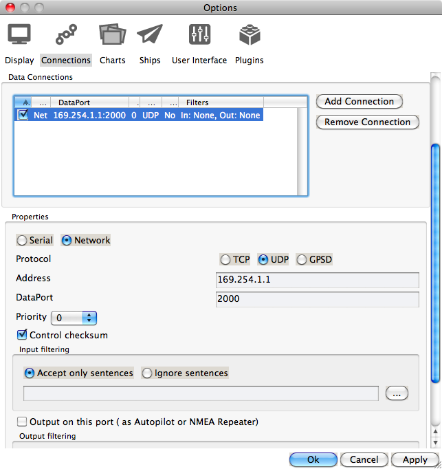 OpenCPN AIS on Mac