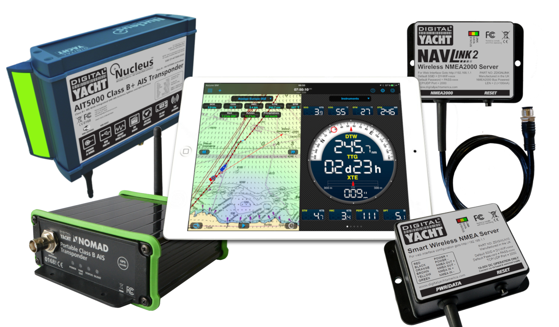 weather4D et digital yacht