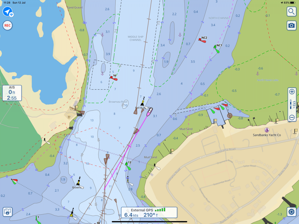 Affichage des cibles AIS sur Aqua Map